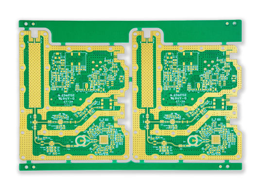 ENIG 6L रोजर्स PCB RO4003C+KB6160A 0.25mm मिन होल 104.53*154.55mm