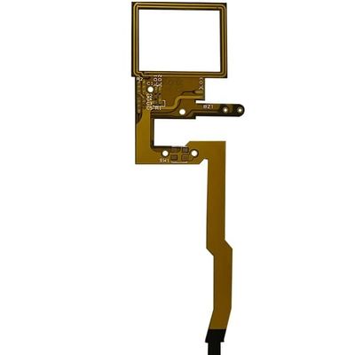 अच्छा मूल्य टिकाऊ लचीली पीसीबी असेंबली 2 परतें पीली + काली कवर फिल्म ऑनलाइन