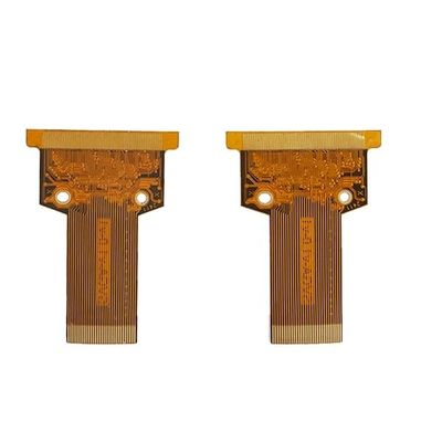 अच्छा मूल्य 2 लेयर फ्लेक्सिबल PCB सर्किट बोर्ड 1oz 0.3mm येलो कवर फिल्म ऑनलाइन