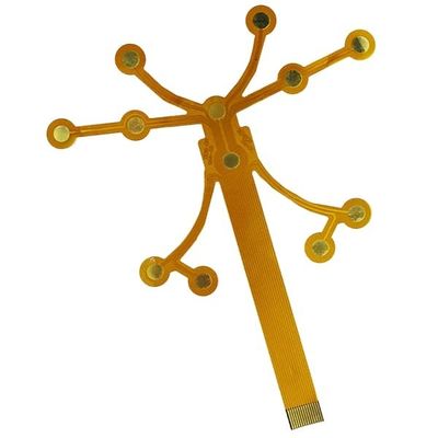 अच्छा मूल्य बेंडेबल फ्लेक्सिबल पीसीबी बोर्ड इलेक्ट्रॉनिक्स 0.2 मिमी येलो कवर फिल्म ऑनलाइन