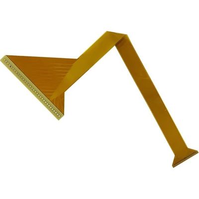 अच्छा मूल्य 1 लेयर PCB फ्लेक्सिबल बोर्ड 1oz 0.8mm PCB सोल्डर मास्क येलो कवर फिल्म ऑनलाइन