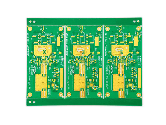 अच्छा मूल्य ENIG कस्टम प्रिंटेड सर्किट बोर्ड 1oz फोर लेयर PCB FR4+Lsola ऑनलाइन