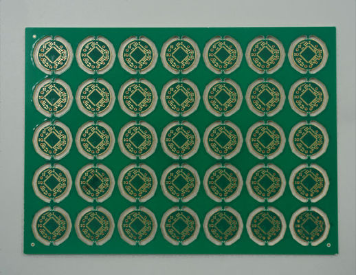 अच्छा मूल्य 2L रोजर्स सर्किट बोर्ड RO4003C सामग्री 1.6mm 1OZ एज प्लेटिंग ग्रीन सोल्डरमास्क EING ऑनलाइन